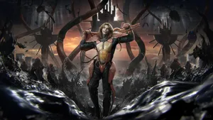 Death Stranding 2 Mysterious Figure Wallpaper