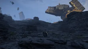 Death Stranding 2 Mysterious Landscape Wallpaper