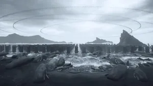 Death Stranding 2 Mysterious Landscape Wallpaper