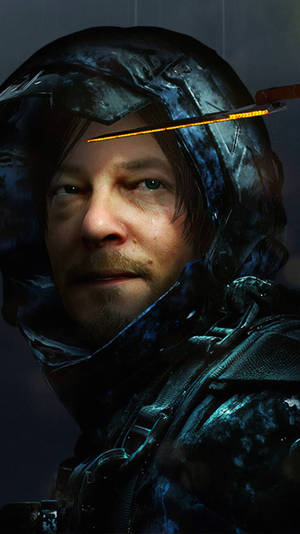 Death Stranding Sam's Black-covered Suit Iphone Wallpaper