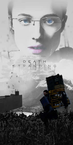 Death Traning - A Poster With A Woman In Glasses Wallpaper