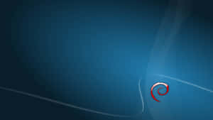 Debian Abstract Blue Background Wallpaper