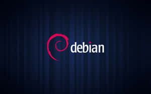 Debian Logo Dark Background Wallpaper