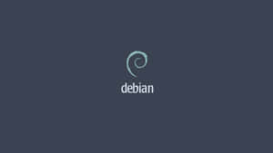 Debian Logo Dark Background Wallpaper