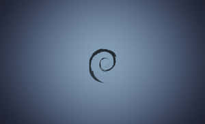 Debian Logo Swirl Background Wallpaper