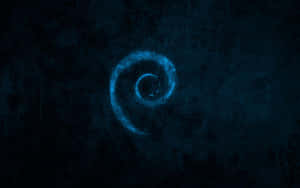 Debian Swirl Abstract Background Wallpaper