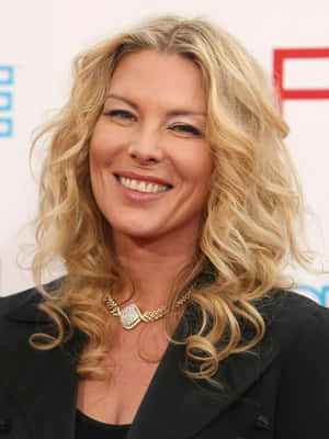 Deborah Kara Unger Smiling Portrait Wallpaper