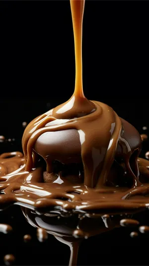 Decadent Chocolate Pour Wallpaper