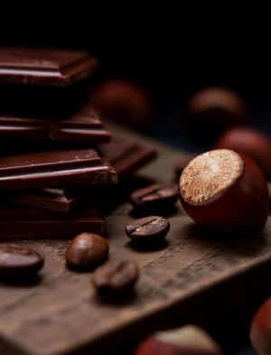 Decadent Dark Chocolate Bars Wallpaper