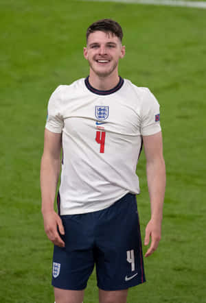 Declan Rice England Football Kit Wallpaper