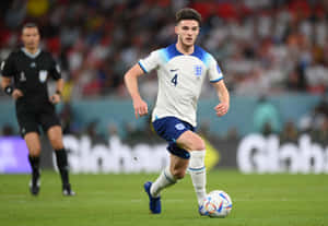 Declan Rice England Football Match Wallpaper