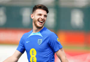 Declan Rice England Training Laughter Wallpaper