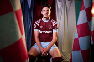 Declan Rice West Ham United Portrait Wallpaper