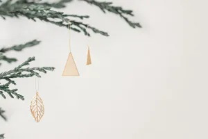 Decorations Minimalist Christmas Desktop Wallpaper