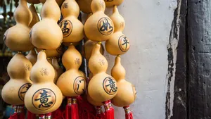 Decorative Bottle Gourd Art Wallpaper