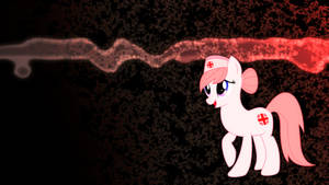 Dedicated My Little Pony Nurse Ready For Duty Wallpaper