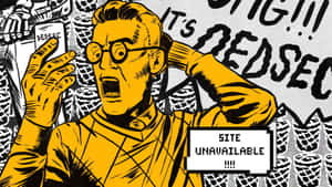 Dedsec Hack Alert Comic Style Wallpaper