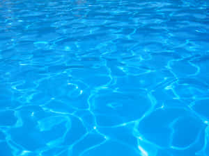 Deep Blue Dazzling Pool Water Wallpaper