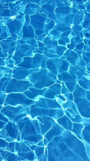 Deep Blue Tranquility - Sparkling Pool Water Wallpaper