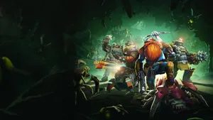 Deep_ Rock_ Galactic_ Team_ Battle Wallpaper