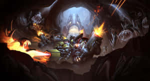 Deep Rock Galactic Team Combat Wallpaper