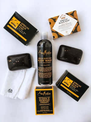 Deeply Cleansing And Purifying Black Soap Wallpaper