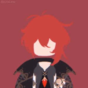 Default Pfp Aesthetic Of Diluc Wallpaper