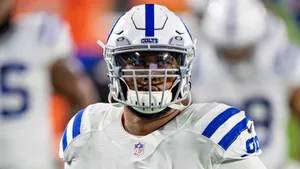 Deforest Buckner Serious Face White Helmet Wallpaper