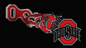 Deformed And Stretched Ohio State Logo Wallpaper