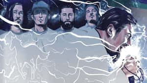 Deftones Band Electric Performance Wallpaper