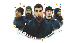 Deftones Band Illustration Wallpaper