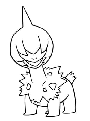 Deino Outline Wallpaper