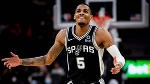 Dejounte Murray Nba Superstar Wallpaper