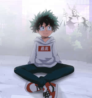 Deku Casual Drip Anime Scene Wallpaper