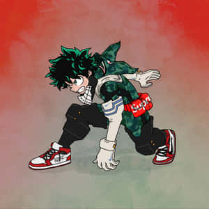 Deku Drip M H A Character Art Wallpaper