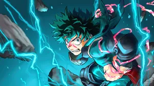 Deku Full Cowl Shockwave Wallpaper