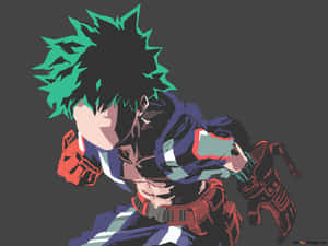 Deku Midoriya Minimal Anime Wallpaper