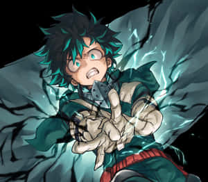 Deku My Hero Academia Anime Finger Flick Wallpaper