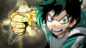 Deku Power Punch Anime Wallpaper