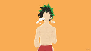 Deku_ Shirtless_ Anime_ Character Wallpaper