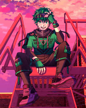 Deku Stylish Urban Drip Wallpaper