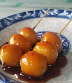 Delectable Assortment Of Japanese Sweets Wallpaper