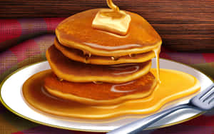 Delectable Hotcakes Wallpaper