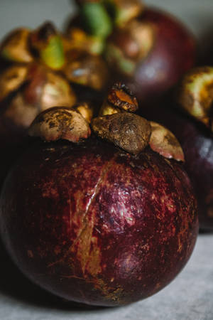 Delectable Mangosteen Fruit Wallpaper