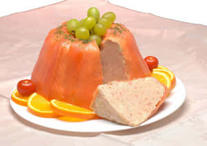 Delectable Pudding Cake Wallpaper