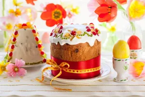 Delectable Spring Desserts On A Table Wallpaper