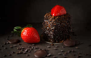 Delectable Strawberries Wallpaper