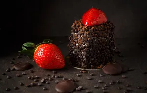 Delectable Strawberries Wallpaper