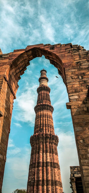 Delhi Qutub Minar Arch Wallpaper