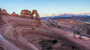 Delicate Arch Canyon Stunning View Wallpaper